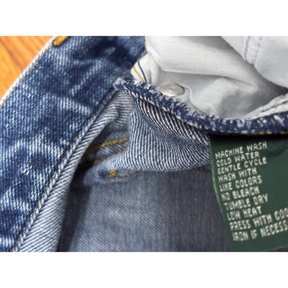 Vintage Womens Ralph Lauren Jeans Co Straight Leg Ankle Jeans Sz 8p Petite Blue - Picture 5 of 7